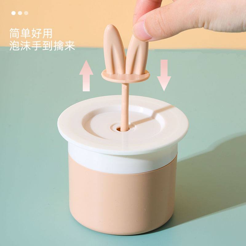 洗面奶打泡器便携按压式洗发水起泡器，你的护肤新宠儿！