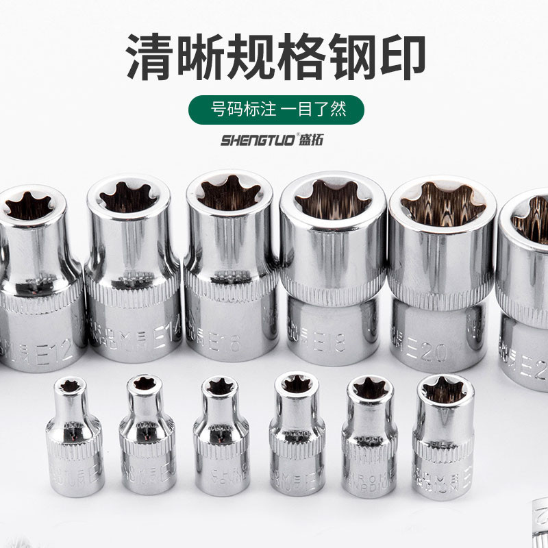 E型套筒组套：汽修达人的必备神器，解锁你的维修新技能！