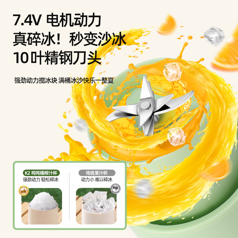 2025新款榨汁杯：便携大容量，无线多功能，鲜榨果汁新体验！