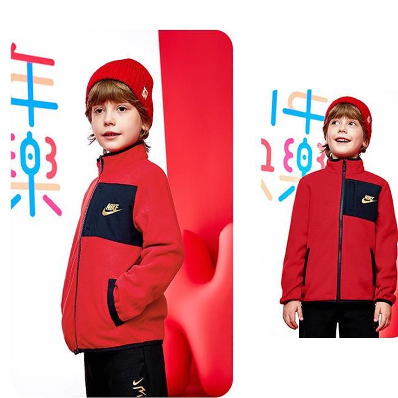 正品Nike冬季红色外套：保暖又百搭，DQ8105-612引领潮流