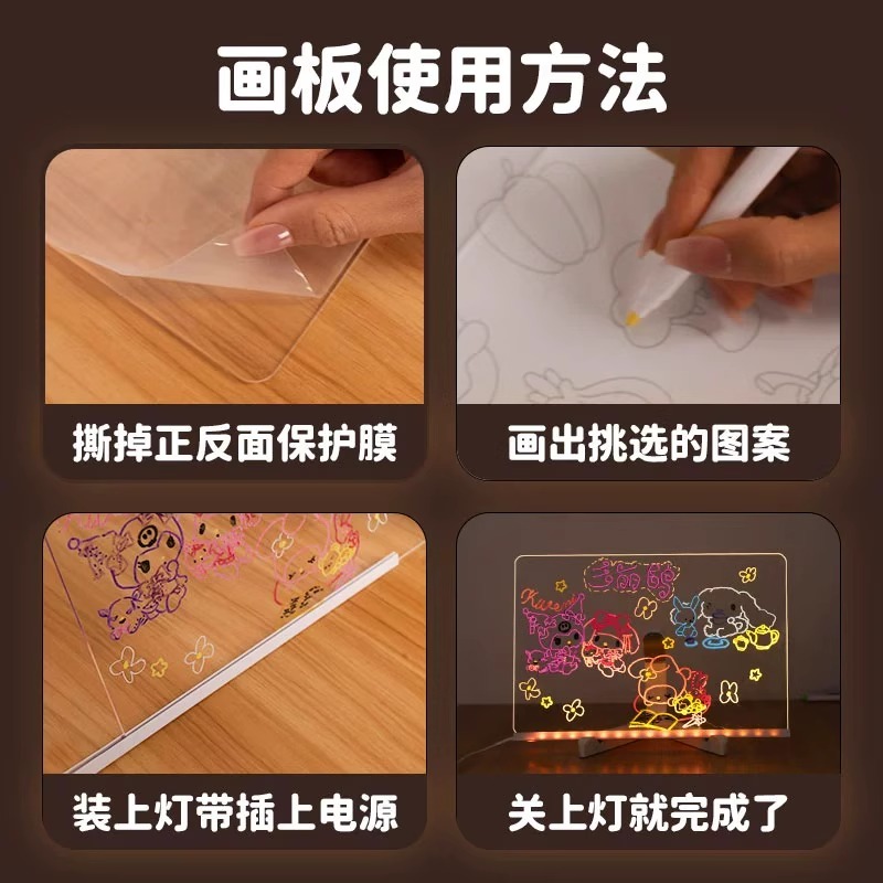 外国山海经TungTungTungSahur：会发光的画板，点亮孩子的创意之夜✨