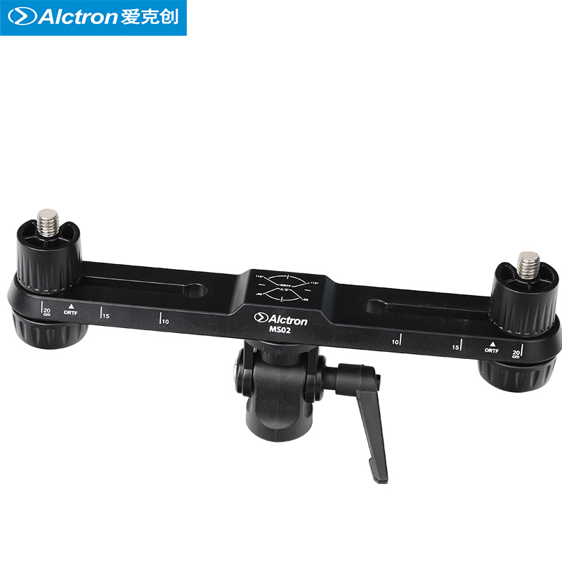 Alctron MS02双话筒支架：专业录音的不二之选，开启你的音频创作之旅！
