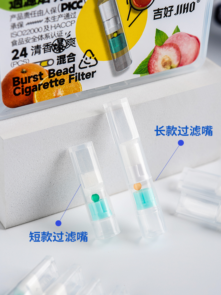 果味烟嘴+粗细支烟嘴过滤器：告别二手烟，留住清新口气的秘密武器！