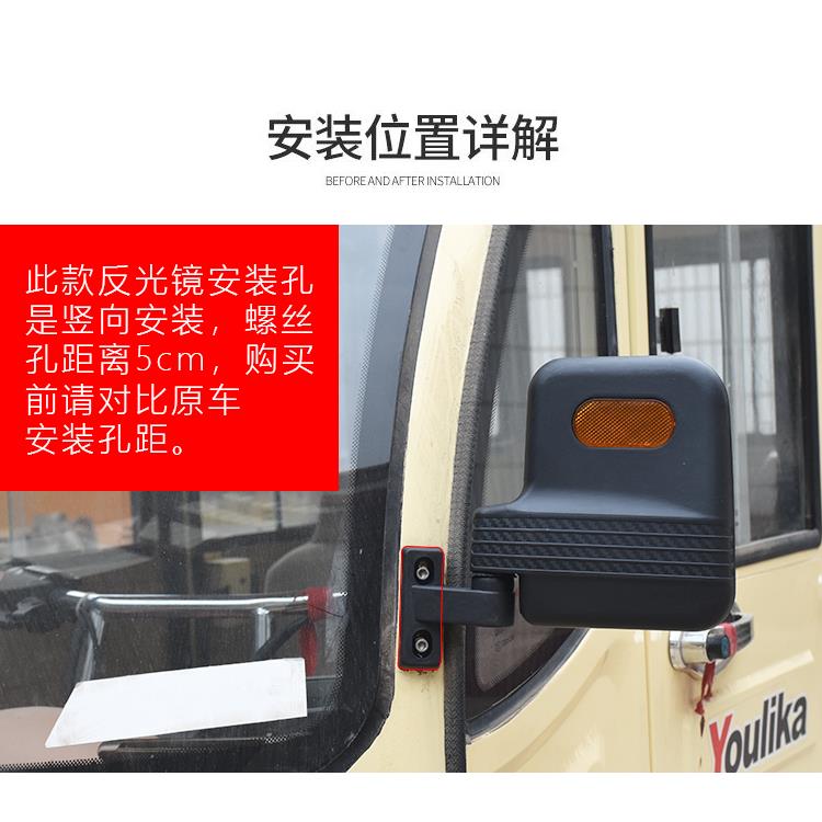 金彭客运三轮车后视镜大揭秘：电动三轮车反光镜选购全攻略，大视野倒车镜电动车配件必备神器！
