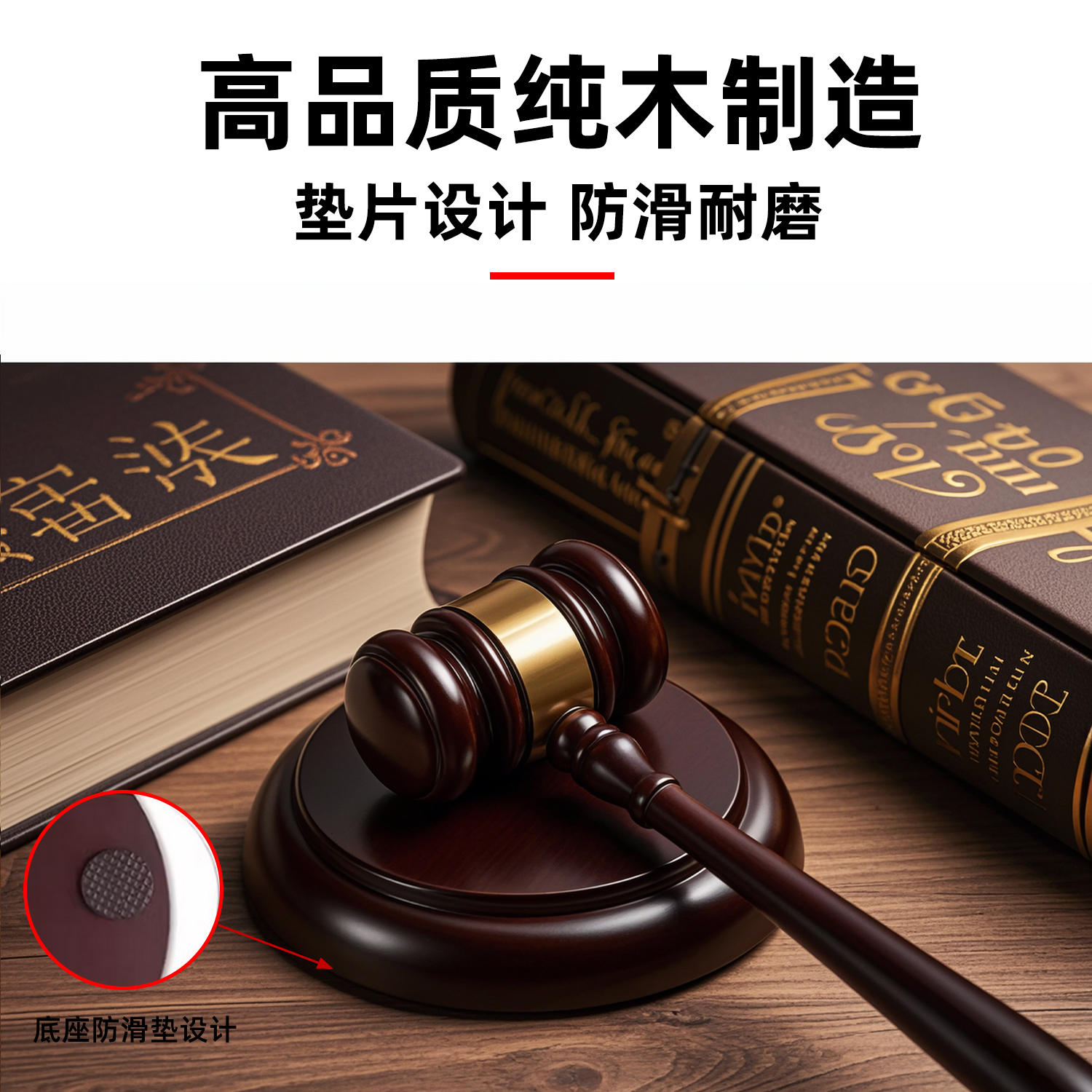 模拟法庭必备！法官锤法院法槌，拍卖锤道具，让你一秒变大法官