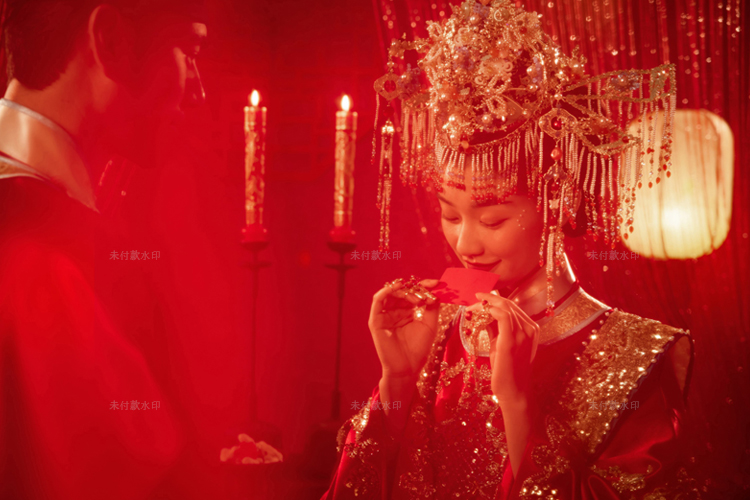 水光琉璃纱太绝了！汉服婚纱礼服必备！这料子美到窒息✨