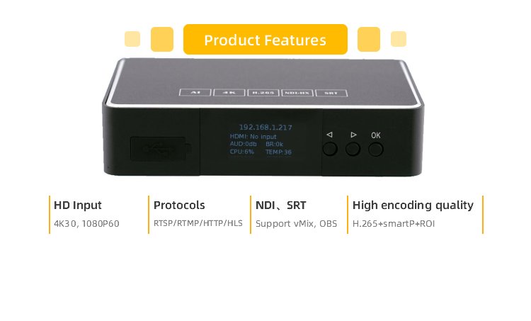 4K30 H.265 HDMI超高清编解码器：解锁HDMI转IP与USBCamera转IP的新视界！