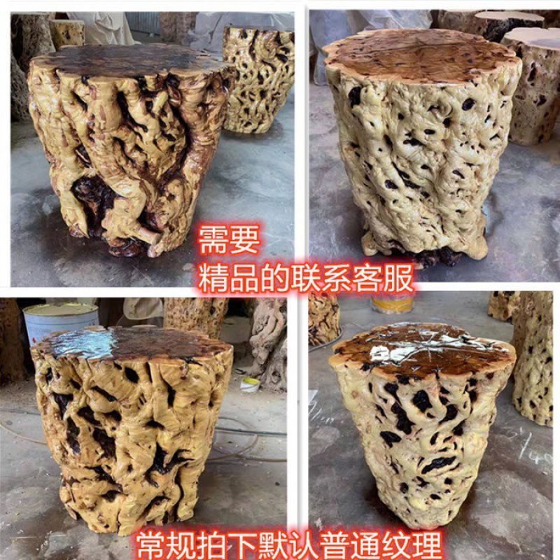 枣木墩子原木树桩茶几凳子：自然之美与生活艺术的完美融合