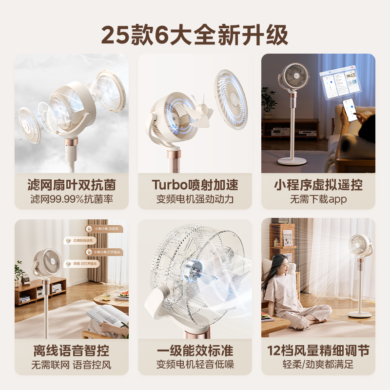 美的空气循环扇FGA20VDD：夏日清凉新宠，告别闷热！