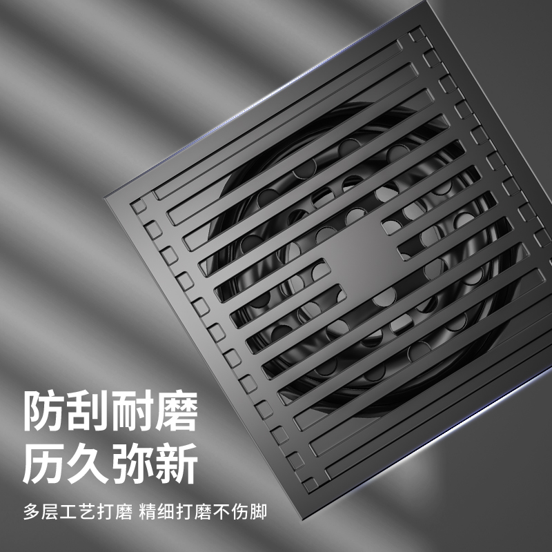 全铜地漏防臭器：告别异味，让卫生间焕然一新！