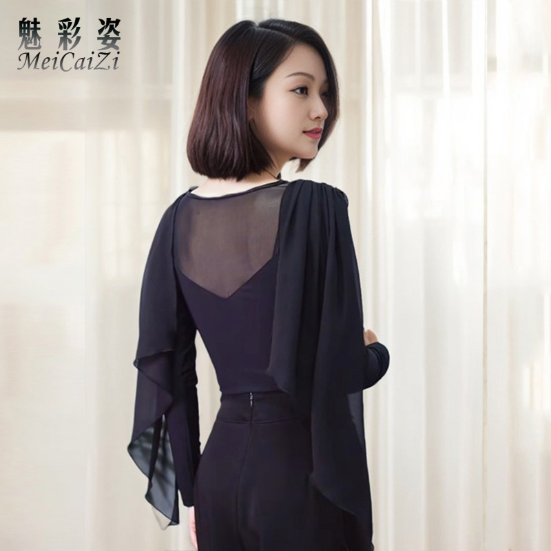 2025拉丁舞上衣女春夏季新款！跳舞不卡汗+显瘦神器！这波必须冲！