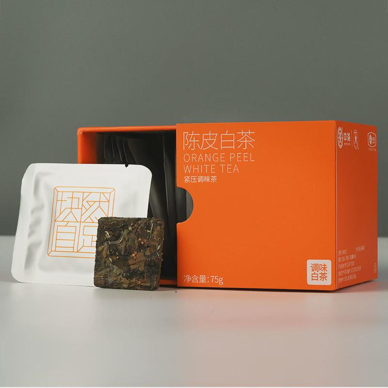 中茶白茶：福建三年陈皮寿眉，一口一块的便捷享受，你真的get了吗？