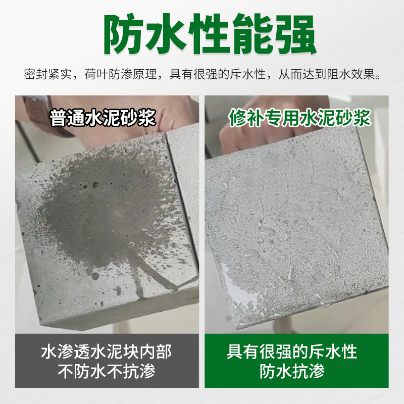 高强度聚合物水泥砂浆：桥梁墩砼结构墙面修补加固神器！️