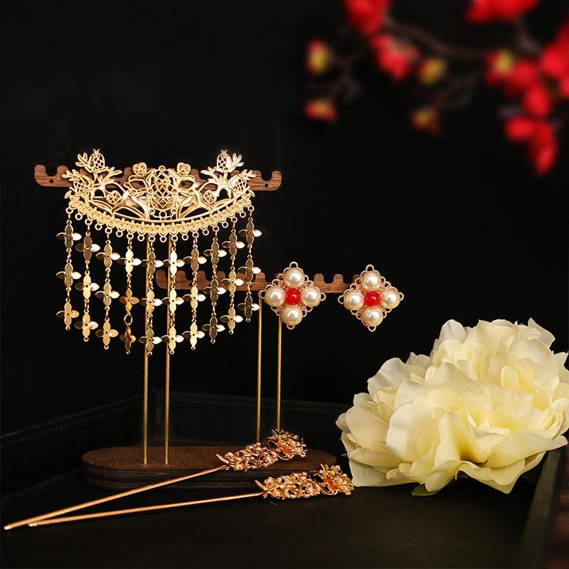 花朝节兰花簪子：十二花神缠花兰花发饰，中式美学的极致演绎