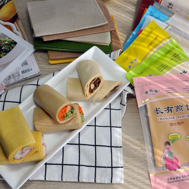 敦化特产陈长有煎饼：东北手工摊制的五粮杂粮美味，你吃过吗？