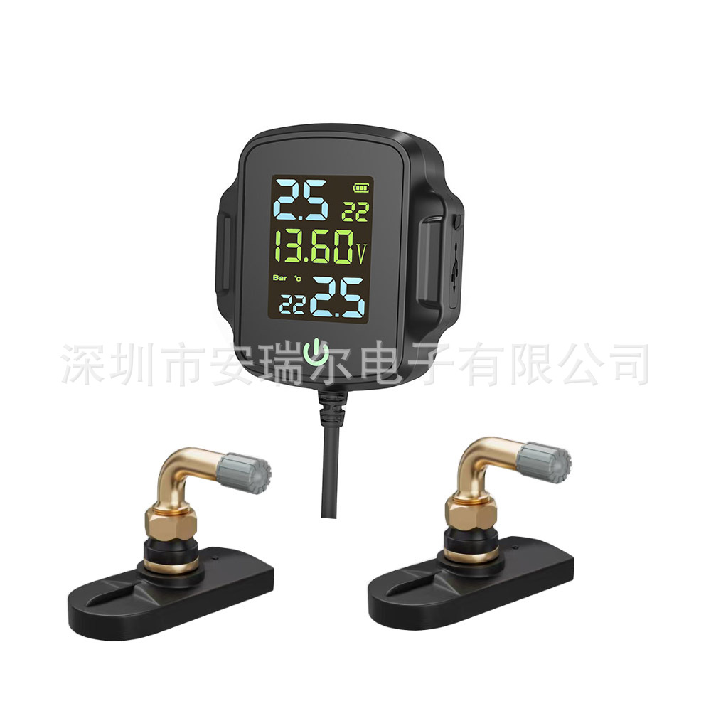 摩托车胎压监测器真香预警！TPMS+QC3.0输出，骑行安全直接拉满