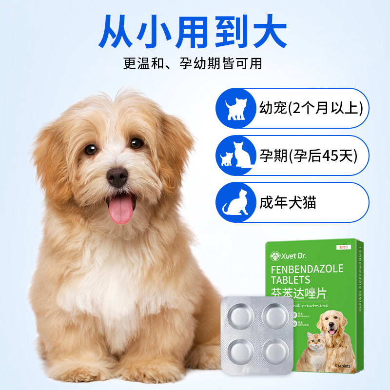 华农宠医体内驱虫小幼猫咪专用芬苯达唑片：守护萌宠健康成长的秘密武器！