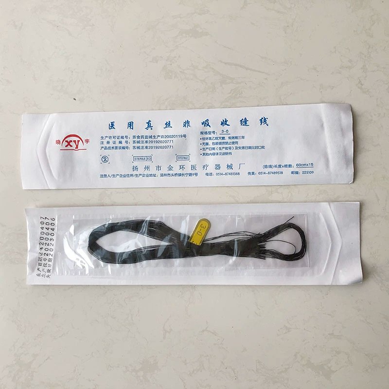 医用真丝非吸收缝合线：外科手术中的温柔守护者✨