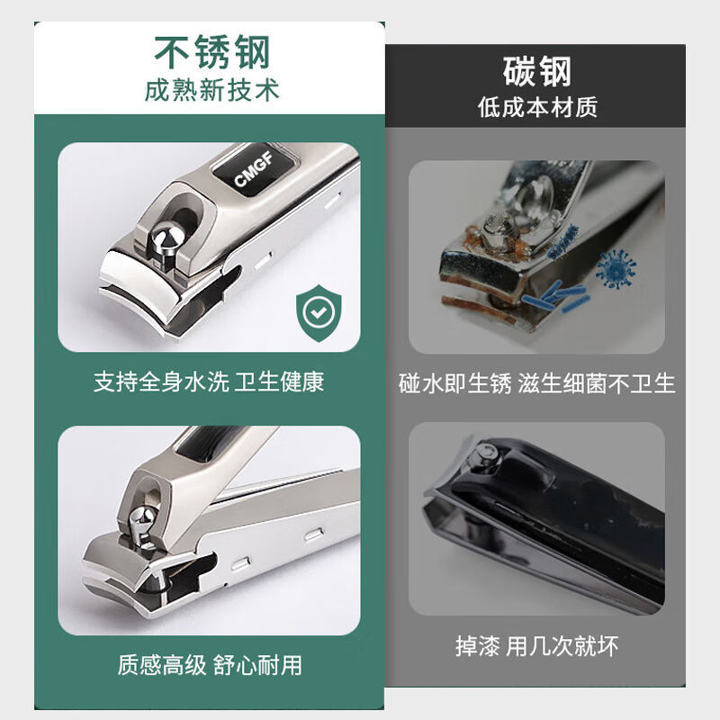 德国进口高档指甲剪，告别飞溅烦恼，成人家用高端大号指甲钳套装评测