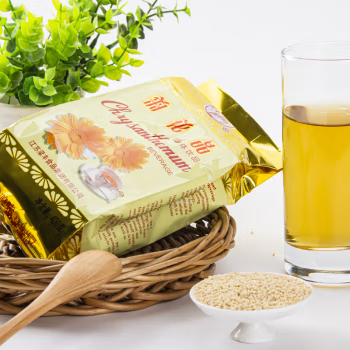 新货梁丰菊花晶菊花茶400g/包：怀旧固体饮品，蜂蜜菊花晶泡水颗粒，重温经典味道！