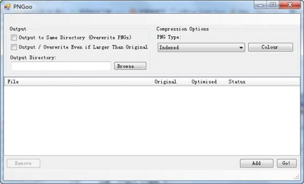 PNG图片压缩工具(PNGoo)v0.1.1绿色版