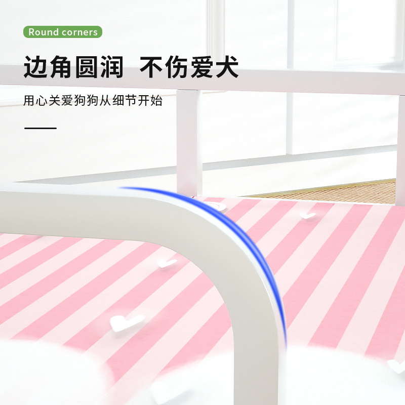 宠物铁床特价狗窝床：离地铁艺大中型泰迪法斗比熊四季通用，性价比爆表！