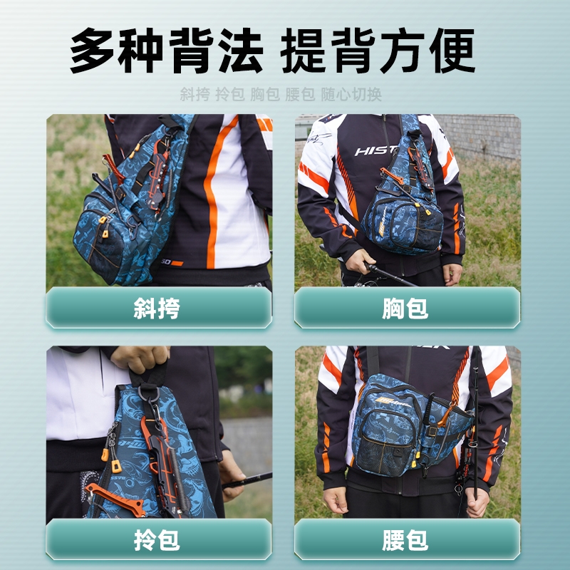 户外战术胸包：迷彩防水斜挎包，军迷骑行登山必备神器！️