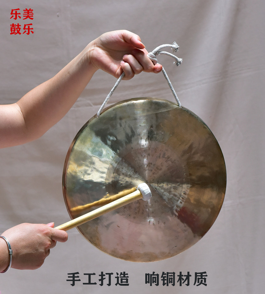 响铜手锣：解锁舞台灵魂，三句半专用神器，低音中音高音全掌握！