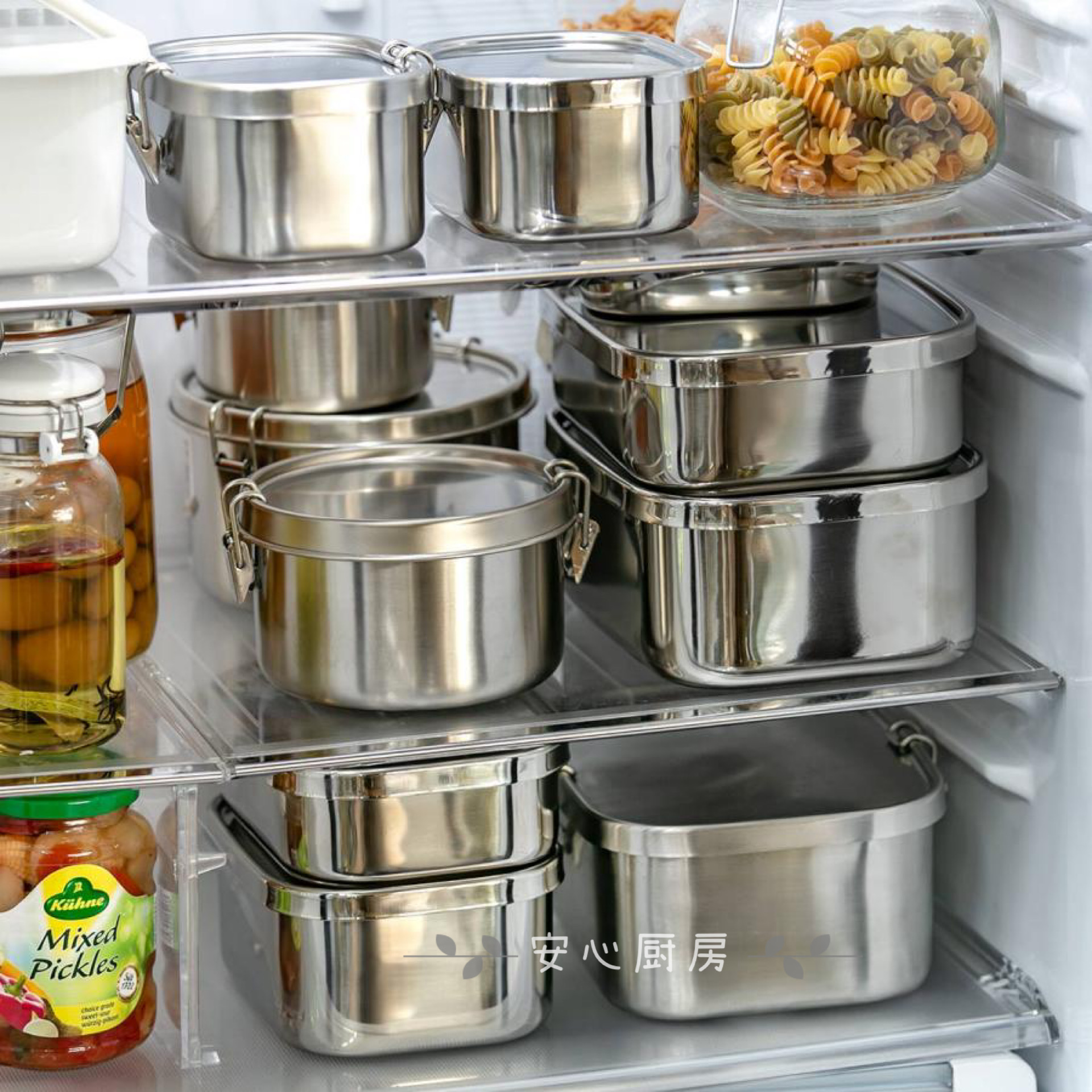 日本制造相泽工房304不锈钢保鲜盒，守护美食新鲜每一天！