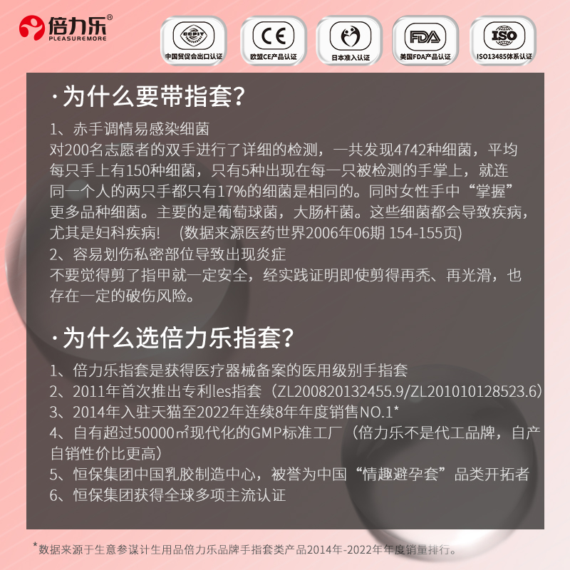 【49元选3件】倍力乐橙吟香橙味果味医用手指套：探索感官新体验，解锁生活小确幸！