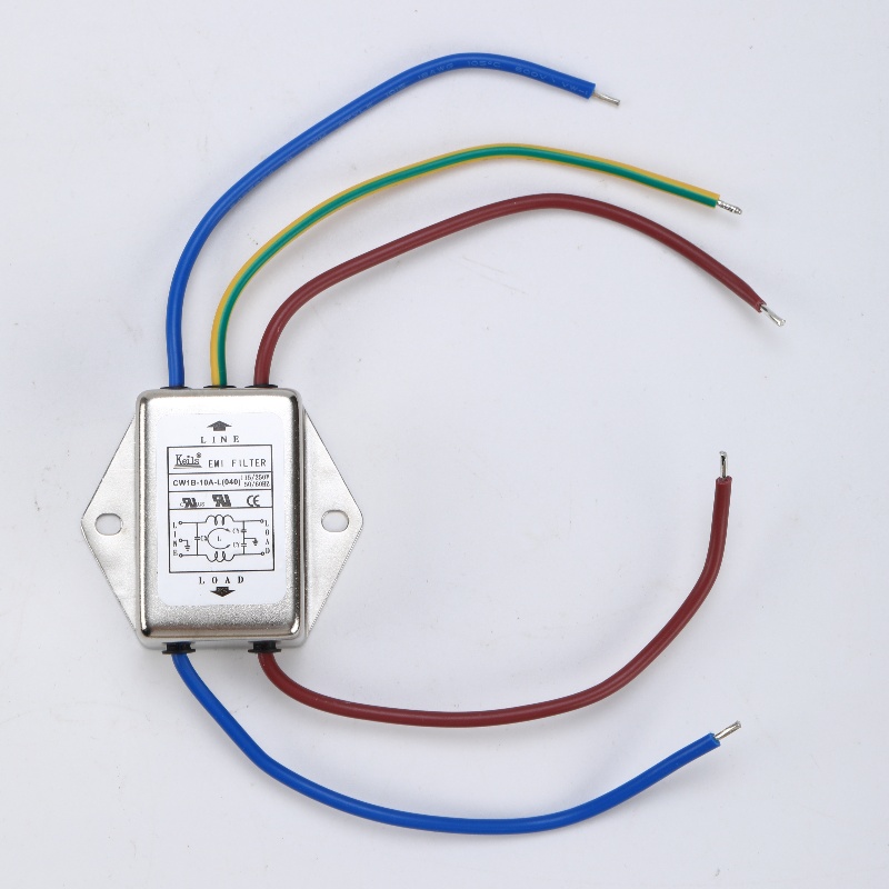 EMI电源滤波器220V带线滤波器抗干扰10A交流CW1B-10A-L(040)：守护你的电子设备安全！⚡️️