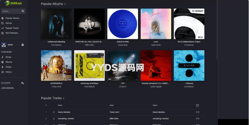 BeMusic3.0.9 PHP音乐平台系统 音乐共享上传网站源码