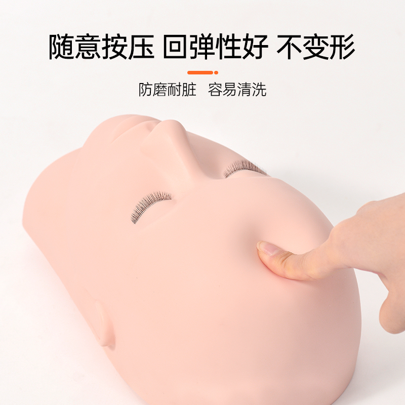 美睫初学者必备神器！嫁接睫毛模特头，打造完美眼妆的秘密武器✨