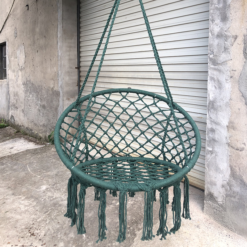 北欧风流苏吊椅：阳台上的浪漫秋千，户外野营必备神器！