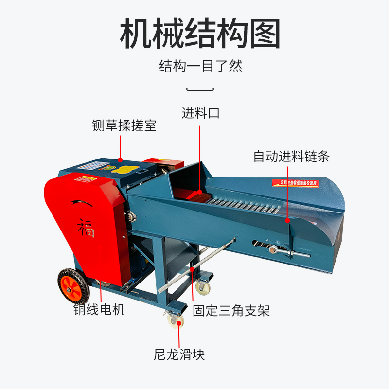 新型全自动干湿两用柔丝铡草机揉丝机：家养牛羊的福音，秸秆处理神器！