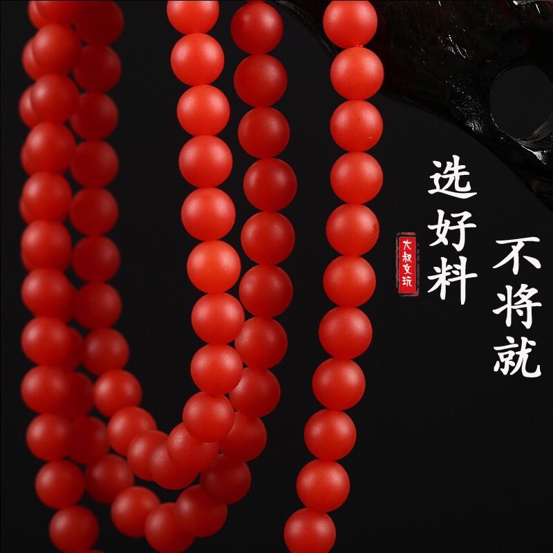 [Amy推荐]天然印度小叶紫檀圆珠设计款猛犸象牙三通南红木质手串，传承东方美学的艺术品！✨