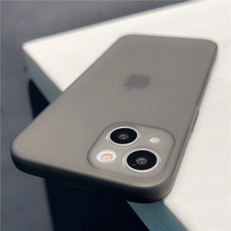 iPhone16手机壳新宠：宁宁简约高级超薄磨砂半透明带镜头膜软男女通用版，保护美学双全！