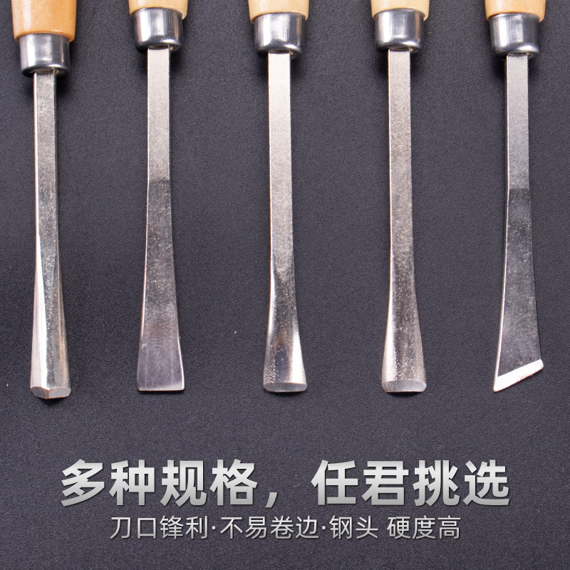 包邮木工凿子日式高档复合钢锻造平口凿：雕刻艺术的必备神器！