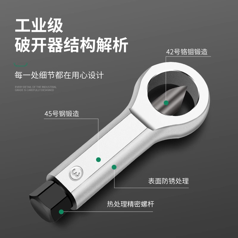 多功能防滑螺母分离器：拆卸生锈螺帽的终极神器