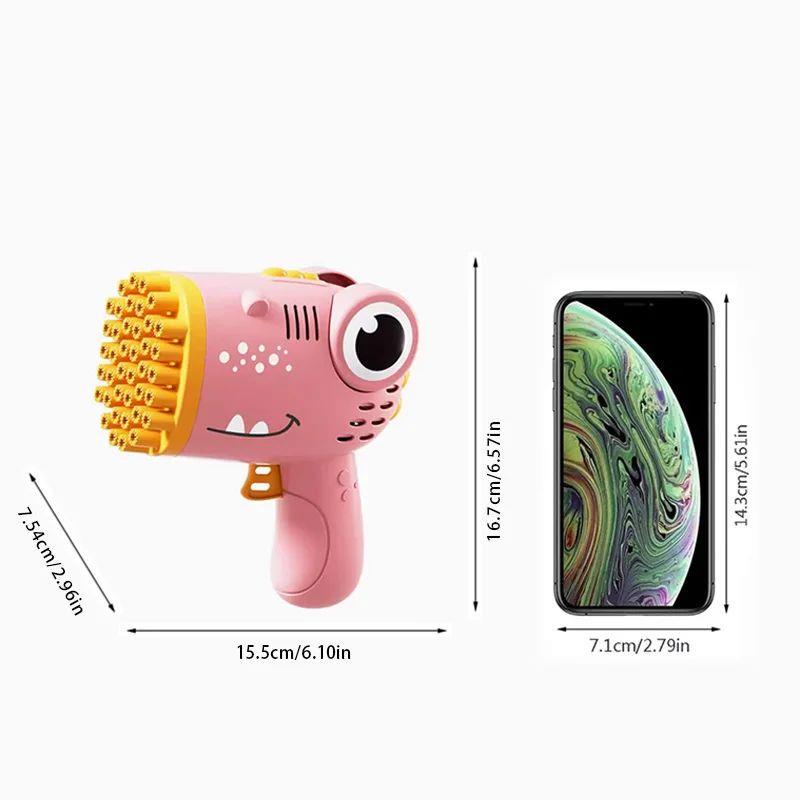 40 Hole Dinosaur Bubble Machine！小朋友尖叫的魔法神器，宝妈必入！