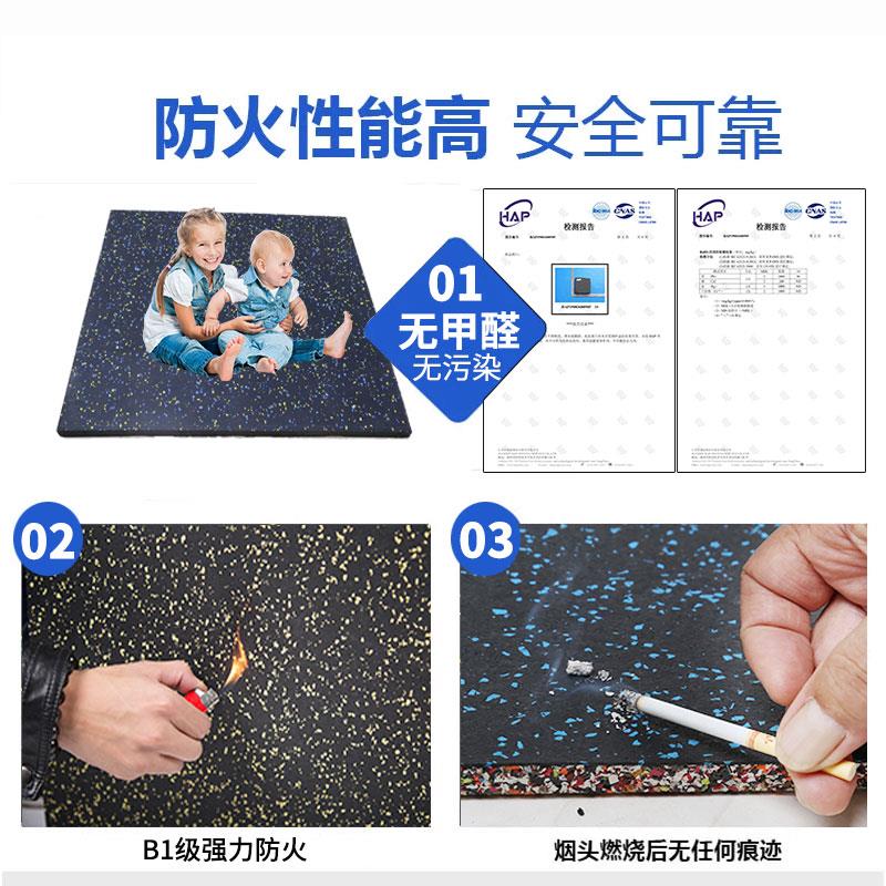 橡胶地垫大块力量区器械减震防滑隔垫：健身房的秘密武器，如何选择才不会踩雷？
