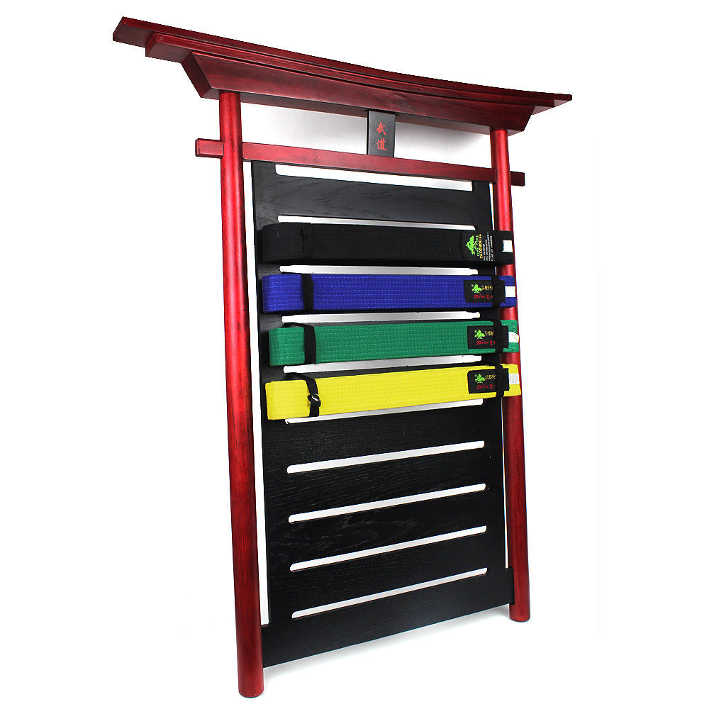 木质柔道带展示架：让道带成为家中的艺术品！