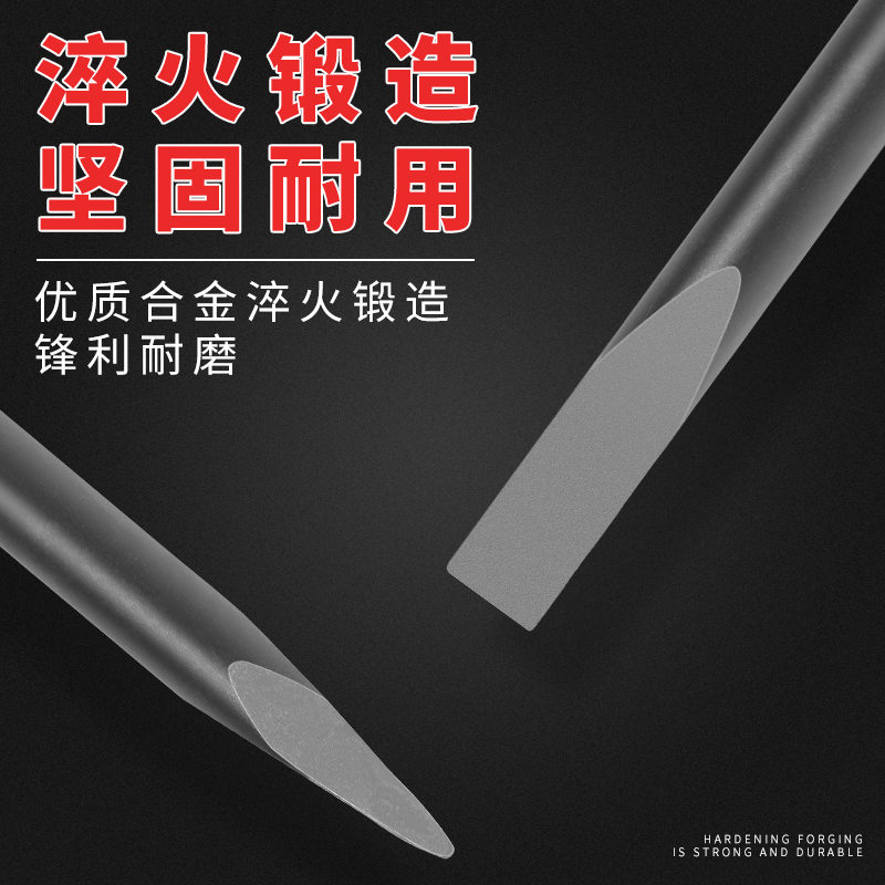风镐G20钎子尖头太猛了！工地神器实测！这波不买真的亏大了
