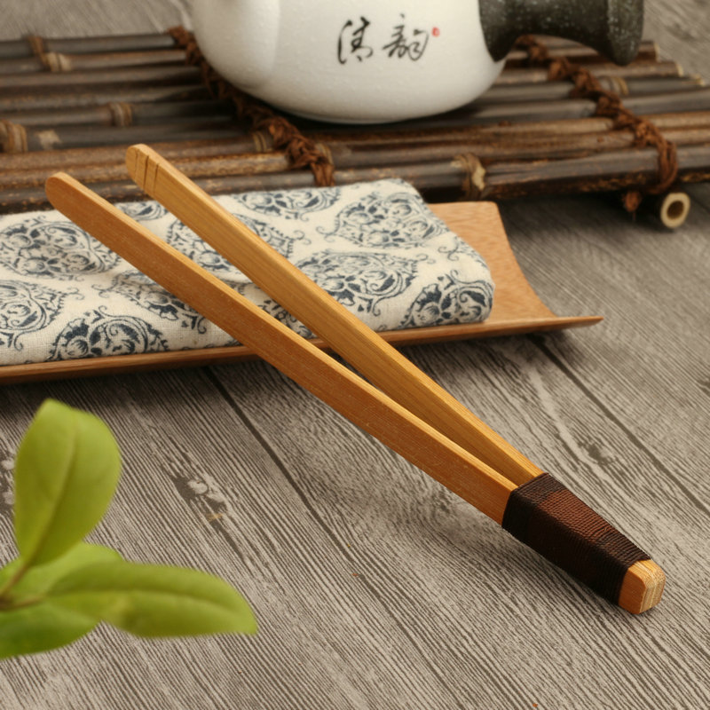 手工竹制留青茶夹：茶道零配件中的艺术品，六君子必备神器！