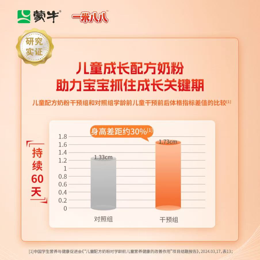 揭秘蒙牛一米八八奶粉：品质与营养的双重保证