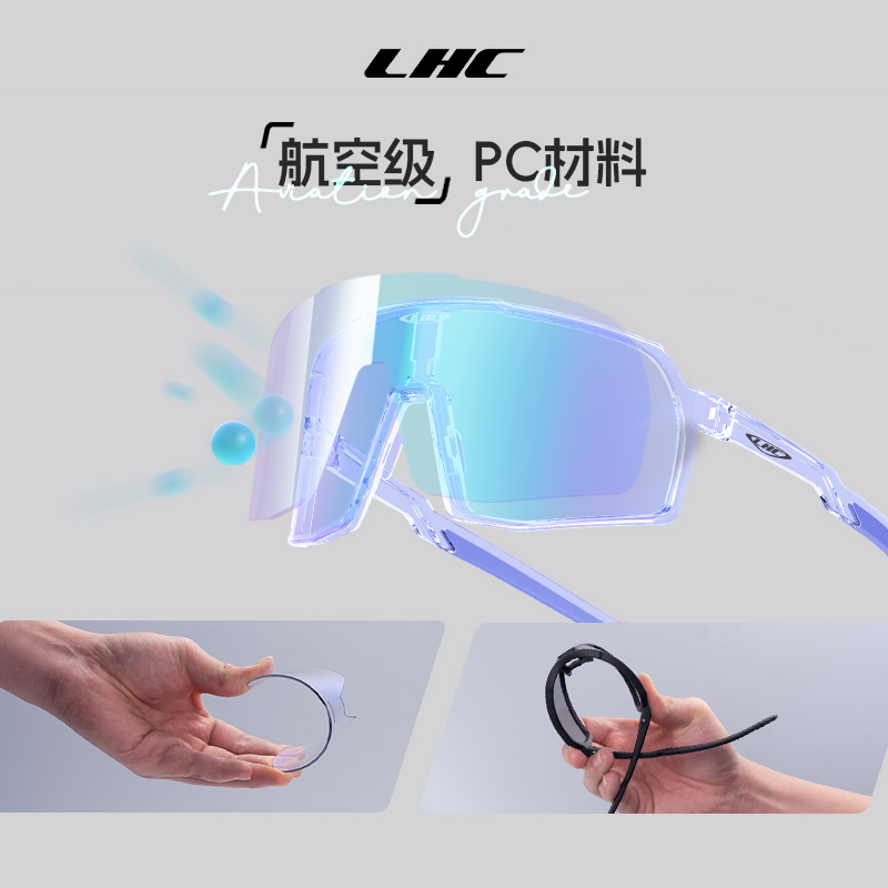 LHC骑行眼镜GF01：解锁日夜两用的秘密，你的骑行新伴侣！