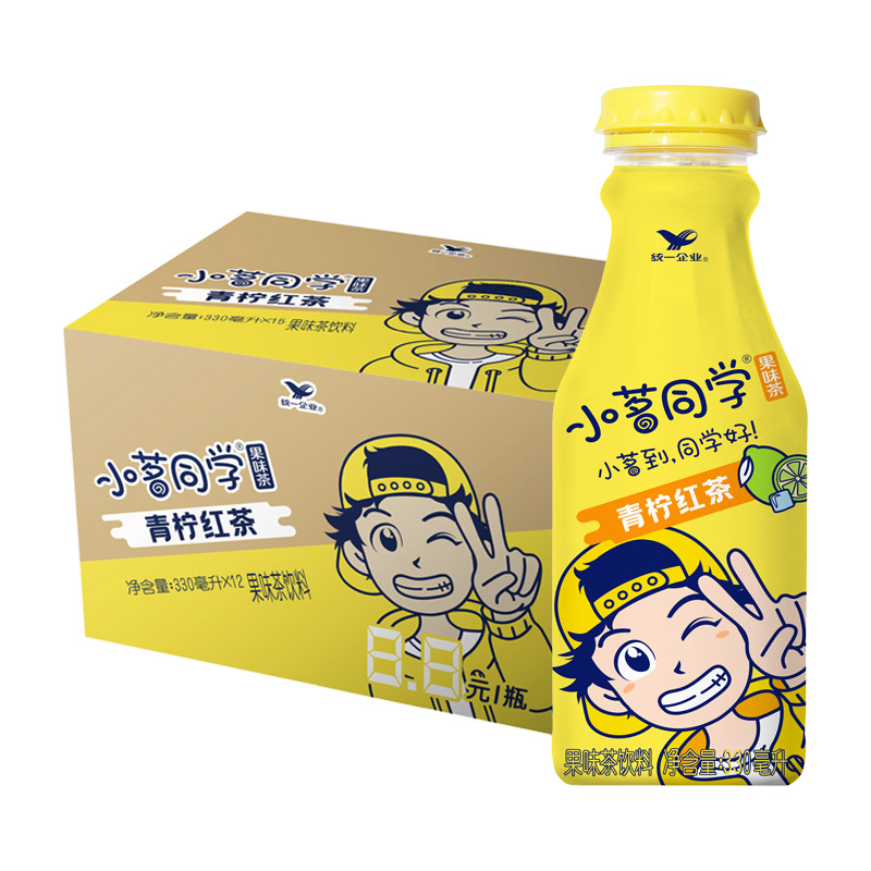 统一小茗同学青柠红茶：清新口感的秘密武器，夏日必备解渴神器！