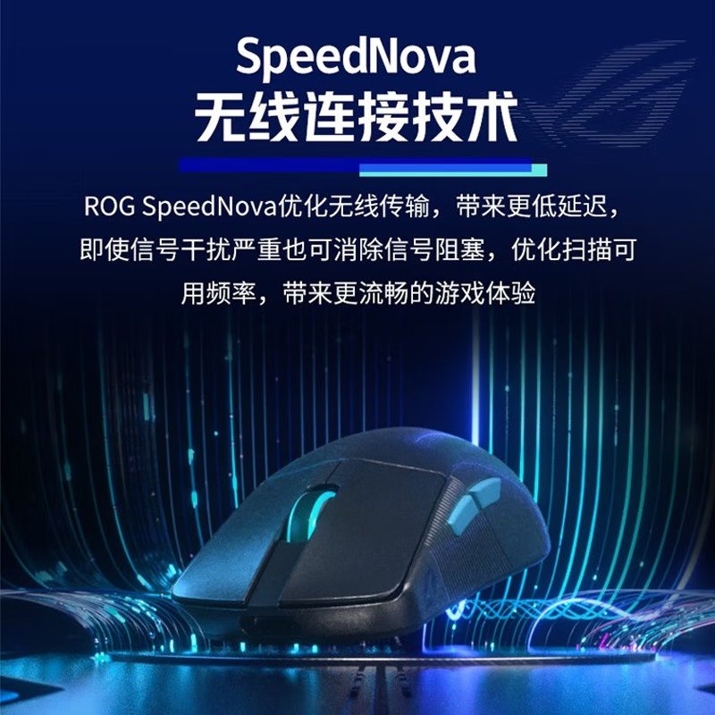 政府补贴15%，ROG龙鳞Ace mini游戏鼠标，36K DPI无线蓝牙，你的游戏神器来啦！