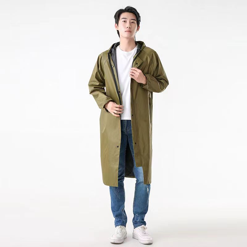 雨衣长款防护防暴雨成人帆布加厚耐磨户外一体男士连体防水衣雨服：风雨无阻，尽享户外自由！