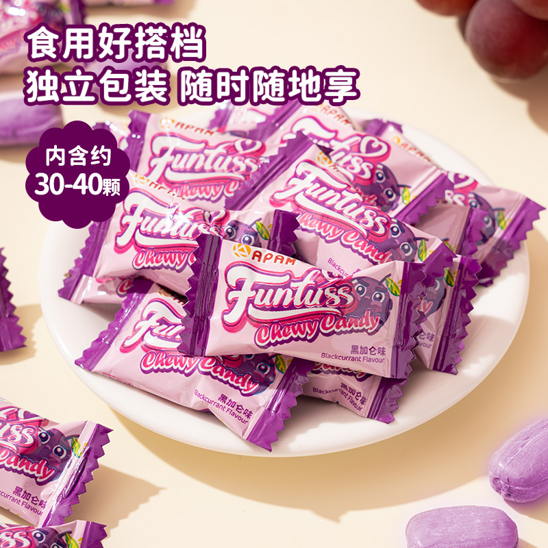 爆款funtuss欢特思水果软糖：马来西亚进口软糖，婚庆年货新宠